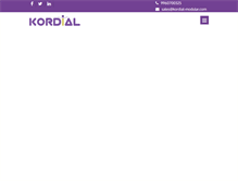 Tablet Screenshot of kordial-modular.com